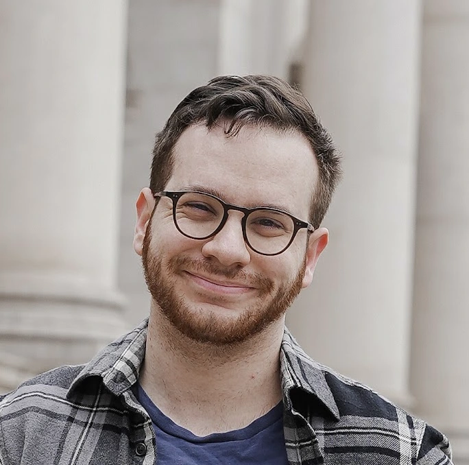 A self-portrait of Zev Ross